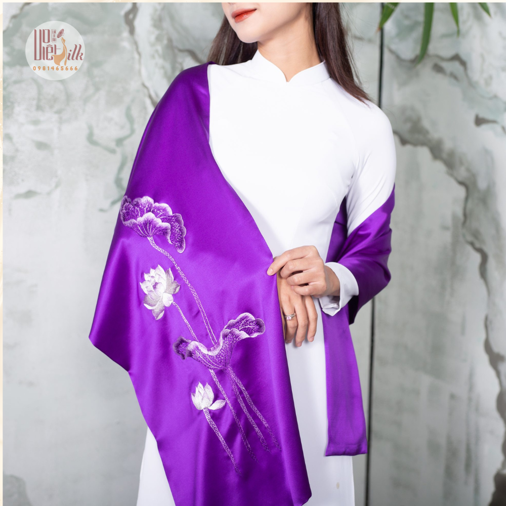 khăn lụa tơ tằm